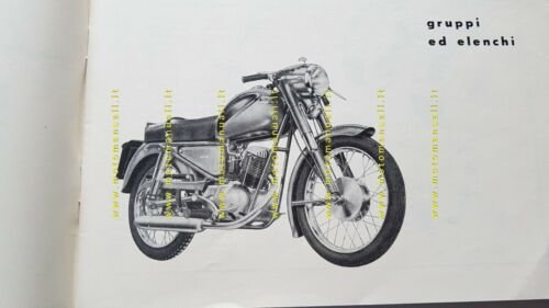 Ducati 125 TV 1956 1a serie catalogo ricambi originale moto …