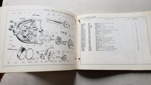Ducati 160 Monza Junior 1966 catalogo ricambi originale per USA …