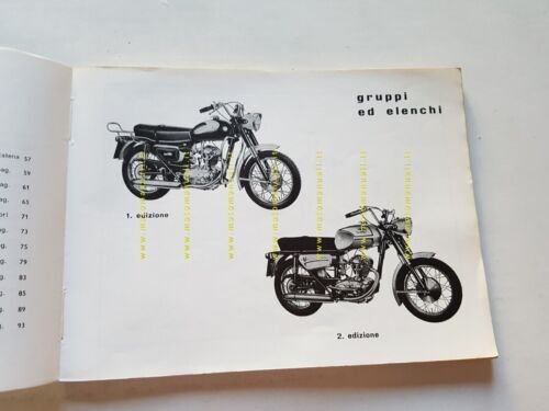 Ducati 160 Monza Junior 1966 catalogo ricambi originale spare parts …