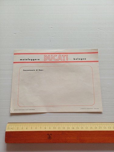 Ducati 175 S Sport 1959 depliant italiano originale