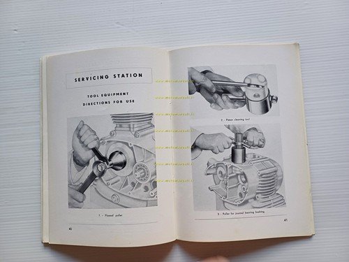 Ducati 175 Sport 1957 manuale uso manutenzione INGLESE originale owner's …