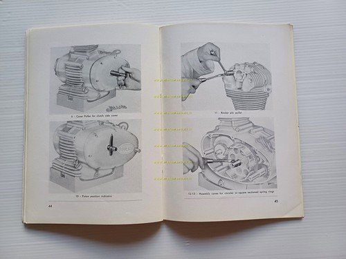 Ducati 175 Sport 1957 manuale uso manutenzione INGLESE originale owner's …