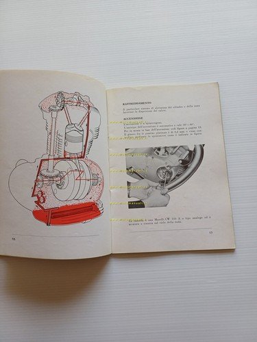 Ducati 175 Sport 1958 manuale uso manutenzione libretto originale italiano