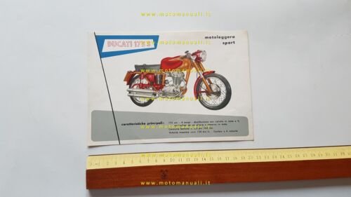 Ducati 175 Sport 1959 depliant originale italiano