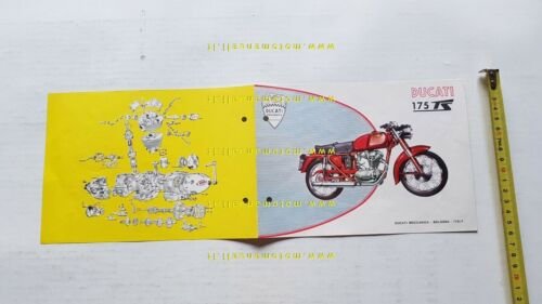 Ducati 175 Turismo Speciale 1960 depliant originale brochure