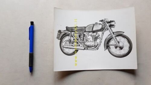 Ducati 175 Turismo Speciale 1960 foto originale no depliant motorcycle …