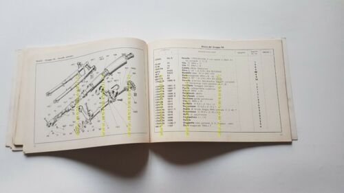 Ducati 175 Turismo Speciale catalogo ricambi moto originale parts catalogue