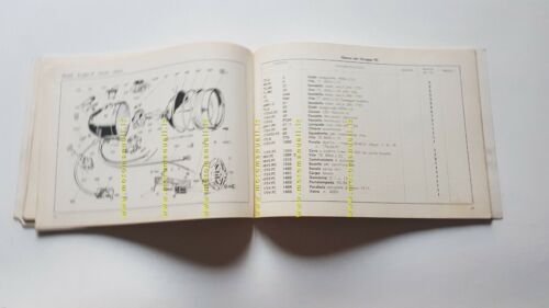 Ducati 175 Turismo Speciale catalogo ricambi moto originale parts catalogue