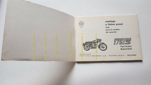 Ducati 175 Turismo Speciale catalogo ricambi moto originale parts catalogue