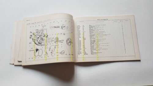 Ducati 175 Turismo Speciale catalogo ricambi moto originale parts catalogue