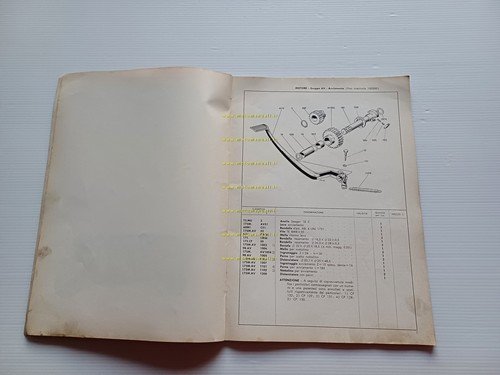 Ducati 200 IL MULETTO motocarro catalogo ricambi originale spare parts …