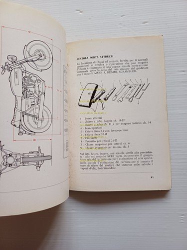 Ducati 250-350-450 Desmo-Scrambler-Mk3 A. Elettronica 1974 manuale uso ORIGINALE