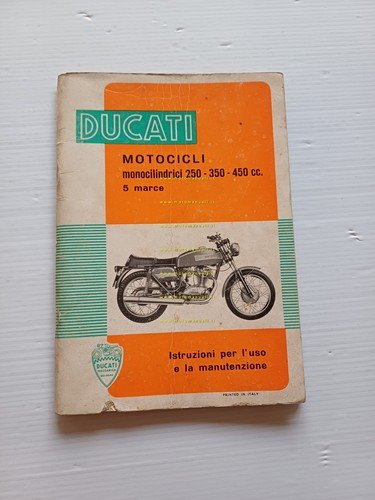Ducati 250-350-450 Desmo-Scrambler-Mk3 A. Elettronica 1974 manuale uso ORIGINALE