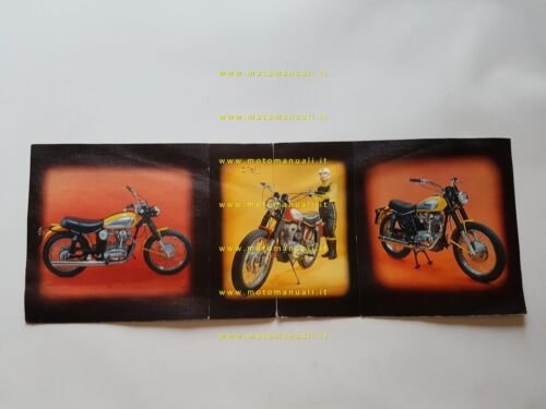 Ducati 250 350 450 Scrambler 1970 depliant originale