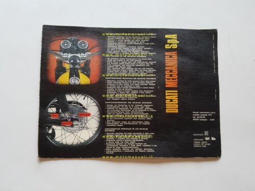 Ducati 250 350 450 Scrambler 1970 depliant originale