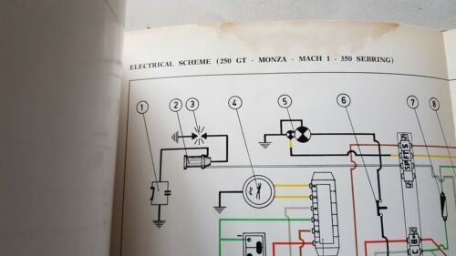 Ducati 250 MACH 1- MARK 3-SCRAMBLER- 350 SEBRING-160 MONZA manuale …