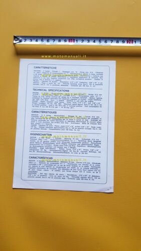 Ducati 250 Mark 3 1971 depliant originale ITALIANO moto motorcycle …