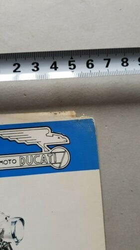 Ducati 250 Scrambler 1965 depliant originale moto brochure