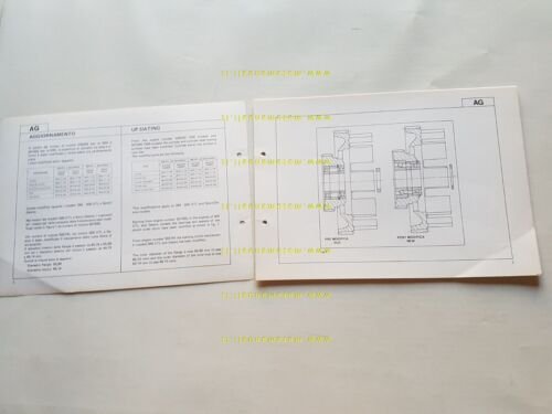 Ducati 350 - 500 GTL aggiornamento manuale officina workshop manual