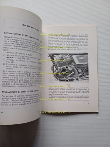 Ducati 350 - 500 GTV 1977 manuale uso manutenzione originale …
