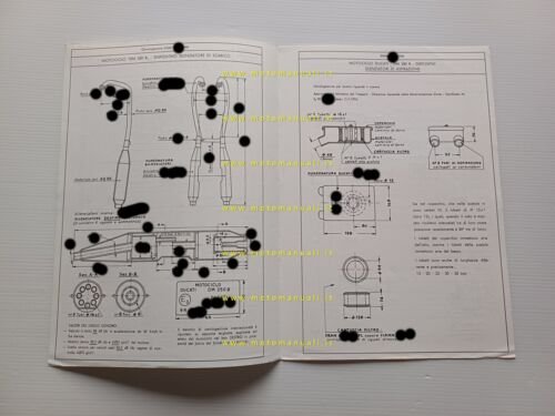 Ducati 350 GTL 1975 scheda omologazione DGM Facsimile originale