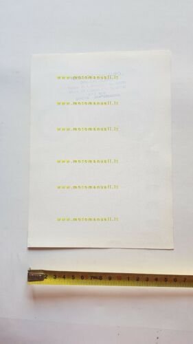 Ducati 350 Mark 3 1970 depliant moto originale brochure