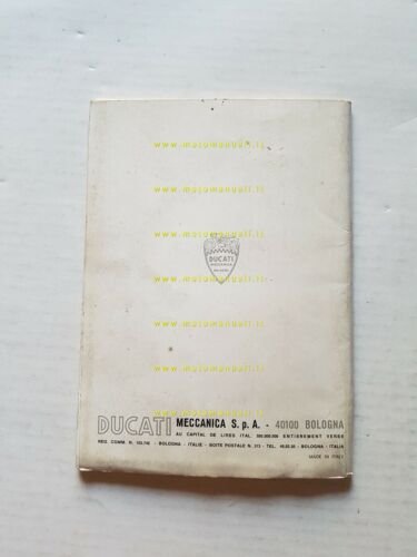 Ducati 350 SCRAMBLER 1969 manuale uso FRANCESE originale owner's manual