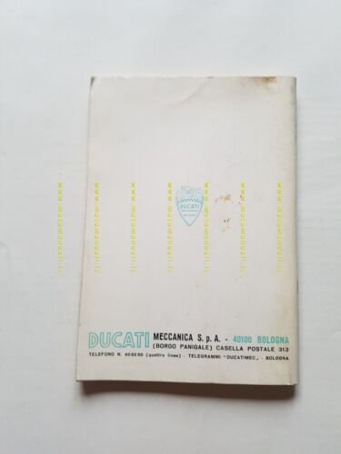 Ducati 350 SCRAMBLER 1969 manuale uso originale INGLESE owner's manual