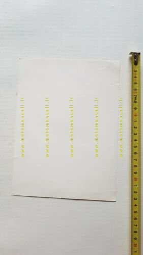 Ducati 350 Sebring 1965 depliant originale moto brochure