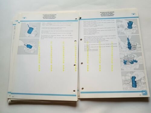 DUCATI 350 SL - 350 XL 1983 manuale officina originale …