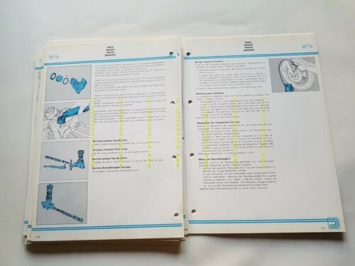 DUCATI 350 SL - 350 XL 1983 manuale officina originale …