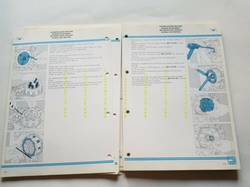 DUCATI 350 SL - 350 XL 1983 manuale officina originale …