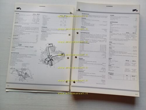 Ducati 350 Sport - 400 SS Junior 1991-92 manuale officina …