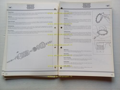 Ducati 350 Sport - 400 SS Junior 1991-92 manuale officina …