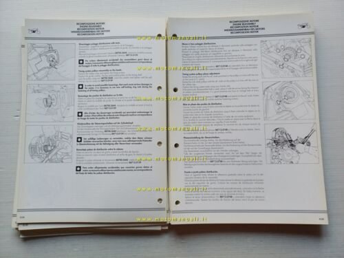 Ducati 350 Sport - 400 SS Junior 1991-92 manuale officina …