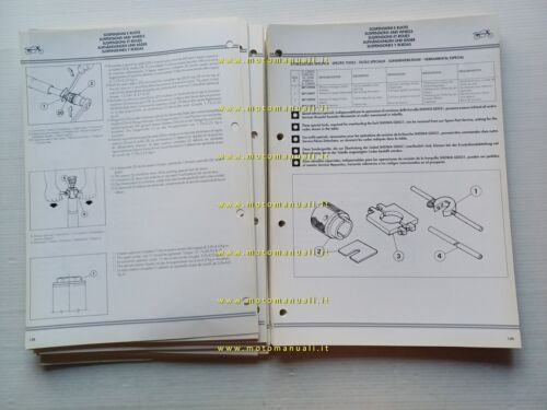 Ducati 350 Sport - 400 SS Junior 1991-92 manuale officina …