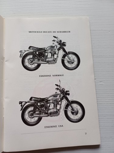 Ducati 450 Desmo-Scrambler-Mark3 1970 manuale uso manutenzione ORIGINALE