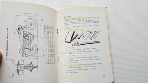 Ducati 450 Mark3 Desmo-Scrambler-Mark3 1970 manuale uso owner's manual English