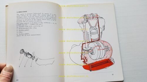 Ducati 450 Mark3 Desmo-Scrambler-Mark3 1970 manuale uso owner's manual English