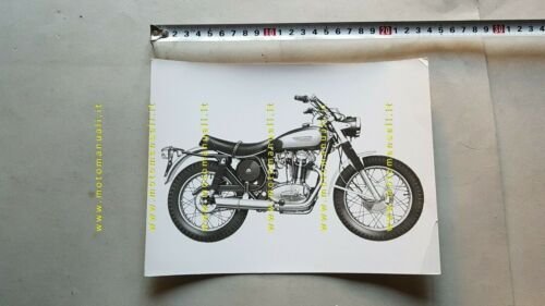 Ducati 450 Scrambler 1969 foto cartella stampa originale no depliant …