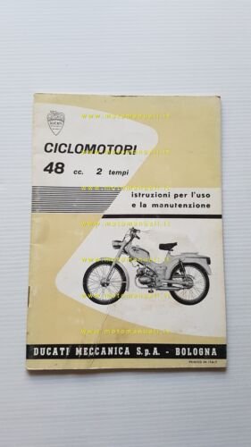 Ducati 48 Brisk1-Piuma-Piuma Sport 1964-65 manuale uso manutenzione originale