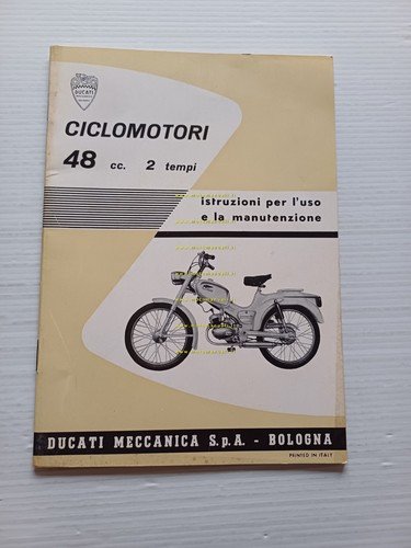 Ducati 48 Brisk1-Piuma-Piuma Sport 1964-65 manuale uso manutenzione originale