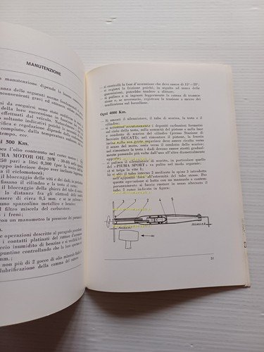 Ducati 48 Brisk1-Piuma-Piuma Sport 1964-65 manuale uso manutenzione originale