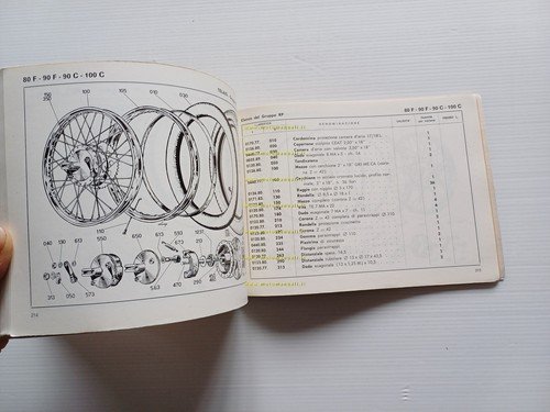 Ducati 48 SL-Cacciatore 80-90 Falcon 90-100 Cadet-Mountaineer catalogo ricambi