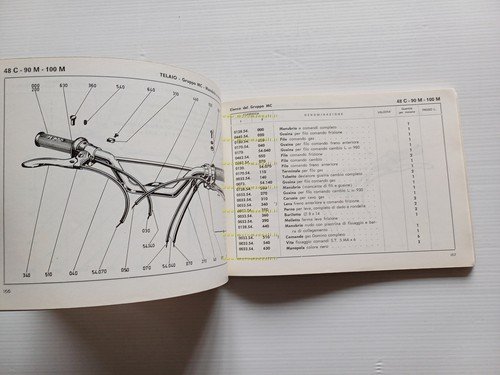 Ducati 48 SL-Cacciatore 80-90 Falcon 90-100 Cadet-Mountaineer catalogo ricambi