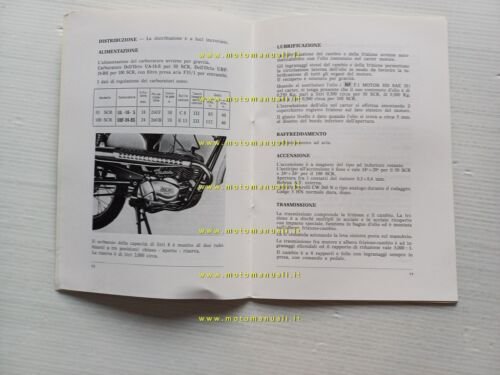 Ducati 50 - 100 Scrambler 1971 manuale uso originale italiano