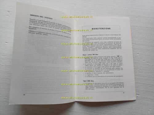 Ducati 50 - 100 Scrambler 1971 manuale uso originale italiano