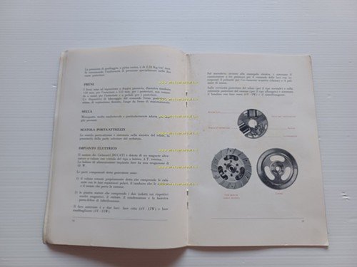 Ducati 50 Fattorino motocarro 1964 manuale uso manutenzione originale italiano