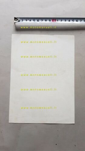Ducati 50 Scrambler 1970 depliant originale epoca brochure
