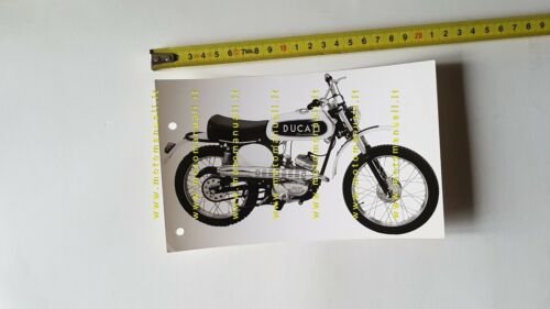 Ducati 50 Scrambler 1970 foto originale cartella stampa no depliant …